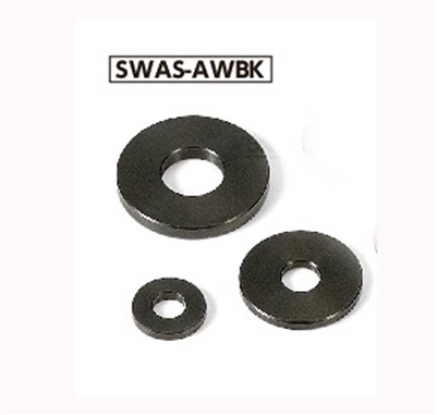 SWAS-10-12-2-AWBK NBK Stainless Steel Black Adjust Metal Washer -Made in Japan-Pack of One