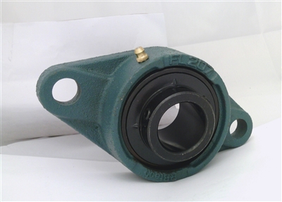 1/2" Bearing UCFL201-8 Black Oxide plated Insert + 2 Bolts Flanged Cast Housing Mounted Bearings