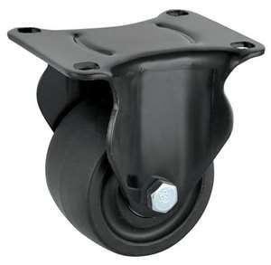 65mm Nylon Caster Wheel 331 lbs Fixed Top Plate