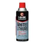 White Lithium Bearing Grease Spray Aerosol 3-In-One Lubrication