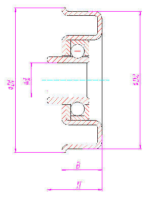 Mechanical Drawing Conveyor Bearings for Rollers