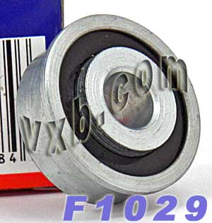 F1029 Unground Flanged 1/4 bore:Full Complement:vxb:Ball Bearing