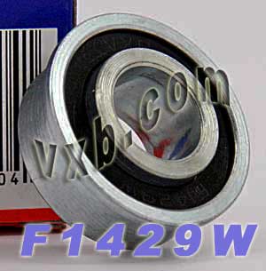 F1429W Unground Flanged 1/4 bore:Full Complement:vxb:Ball Bearing