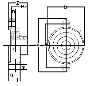 FHSFX202-10G Flange Ductile 2 Bolt Unit:5/8 Inch inner diameter: Ball Bearing