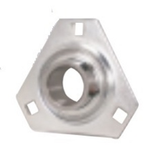 FHSPFTZ207-22 Flange Pressed Steel 3 Bolt Triangle Ball Bearing:1 3/8 Inch inner diameter: Ball Bearing
