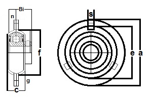 FHSPFZ207-22 Flange Round Hole 3 Bolt Ball Bearing:1 3/8 Inch inner diameter: Ball Bearing