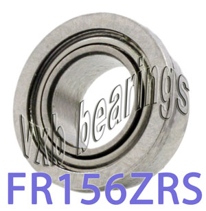 Flanged Bearing FR156ZRS 3/16"x5/16"x1/8" :vxb:Ball Bearing