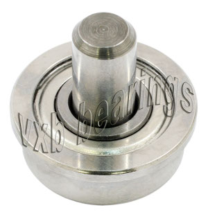 3/16" Inch Flanged Ball Bearing with integrated Axle:3/16"x1/2"x1/2":VXB Ball Bearing