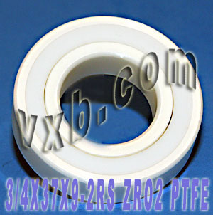 Full Ceramic Sealed Bearing 3/4"x37x9 ZrO2:vxb:Ball Bearing