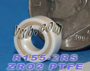 R155-2RS Full Ceramic Bearing 5/32"x5/16"x1/8":vxb:Ball Bearing