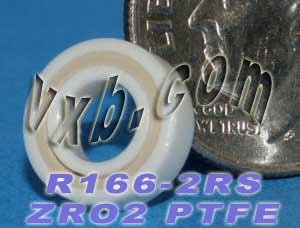 R166-2RS Full Ceramic Bearing 3/16"x3/8"x1/8":vxb:Ball Bearing
