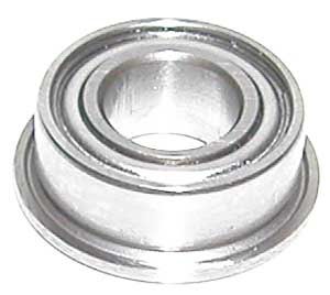Flanged Bearing SFR133ZZ 3/32"x3/16"x3/32" Stainless:Shielded:vxb:Ball Bearings