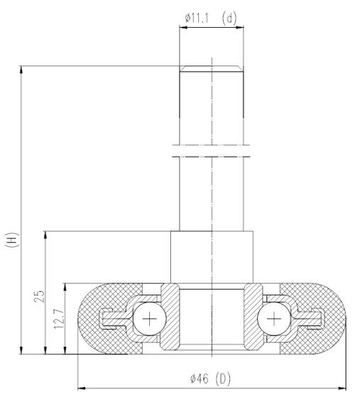 LR5206NPPU Track Roller Double Row Bearing 30mm x 62mm x 23.8mm Track Bearing 