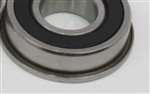 10 Flanged Bearings FR168-2RS 1/4"x3/8"x1/8" Stainless:Sealed:vxb:Ball Bearings