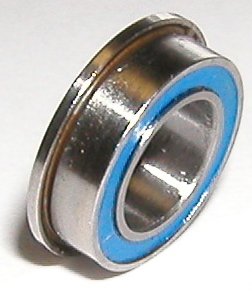 FR2-5-RZ Flanged Bearing 1/8"x5/16"x9/64" Ceramic Ball 