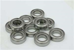 1.5x6x3 Stainless Steel Shielded Miniature Bearing Pack of 10
