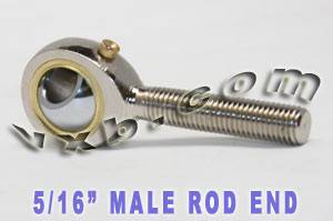 Male Rod End 5/16 Inch POSB5 Heim Joint:vxb:Ball Bearing