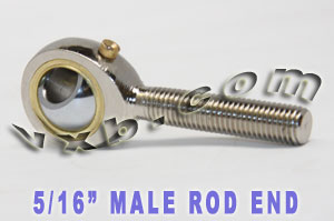 Male Rod End 5/16 Inch POSB5L Heim Joint:vxb:Ball Bearing