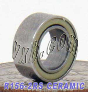 R156-2RS Ceramic Bearing 3/16"x5/16"x1/8":Sealed:vxb:Ball Bearing