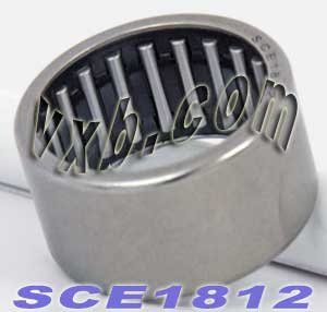SCE1812 Needle Bearing 1 1/8"x1 3/8"x3/4" :vxb:Ball Bearing