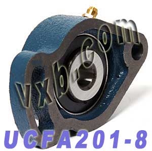 1/2" Flange Cartridge Unit UCFA:vxb:Ball Bearing