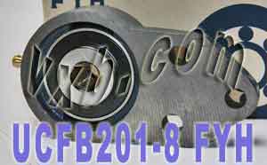 1/2 Three bolt Flanged Bearing UCFB201-8:vxb:Ball Bearing