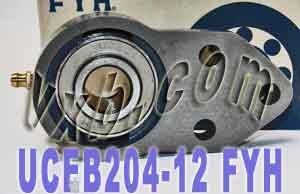 3/4 Three bolt Flanged Bearing UCFB204-12:vxb:Ball Bearing