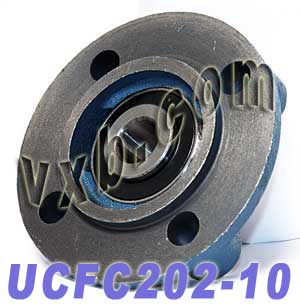 5/8" Flange Cartridge Unit UCFC202-10:vxb:Ball Bearing