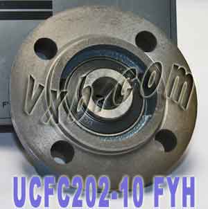 5/8 Round flanged Mounted Bearing UCFC202-10:vxb:Ball Bearing