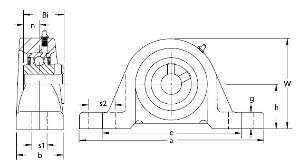 UCLP206-17 Pillow Block Medium Duty:1 1/16 inner diameter: Ball Bearing